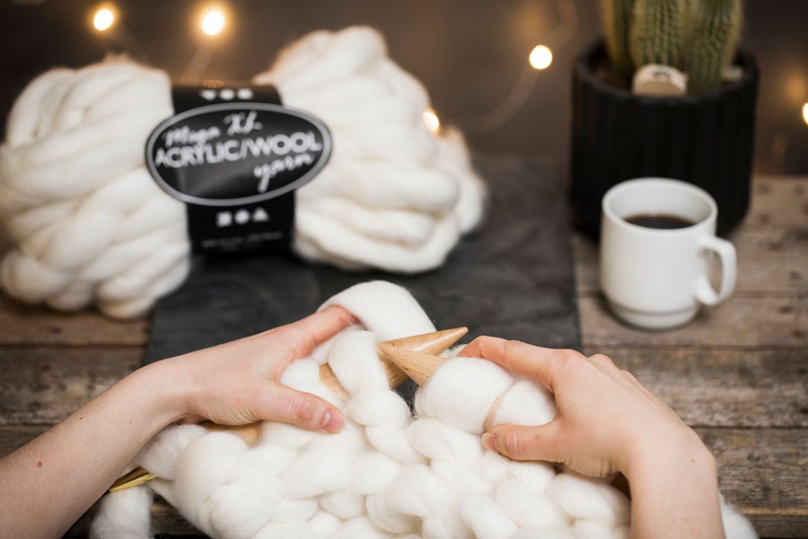 Kreativitet med garn i store dimensioner: XL kæmpe garn