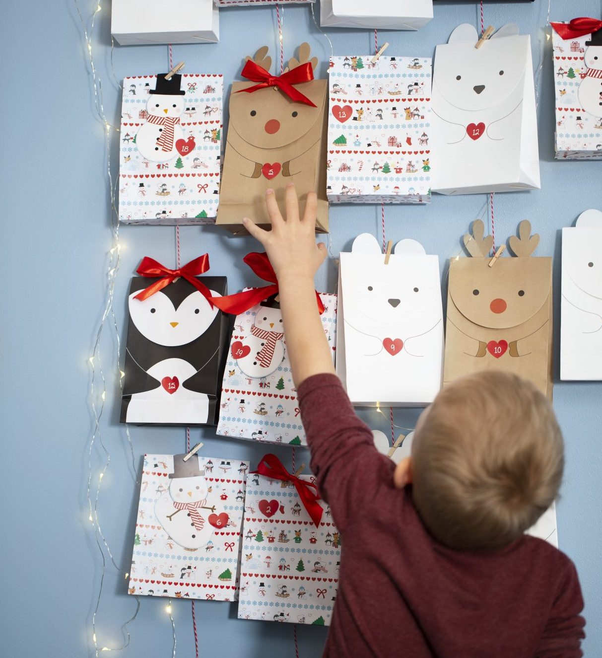 Pakkekalender til jul - kreativ indpakning af kalendergaver