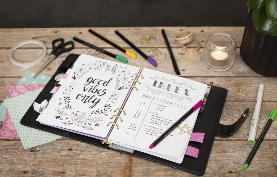 Sæt tempoet ned med din bullet journal og planner