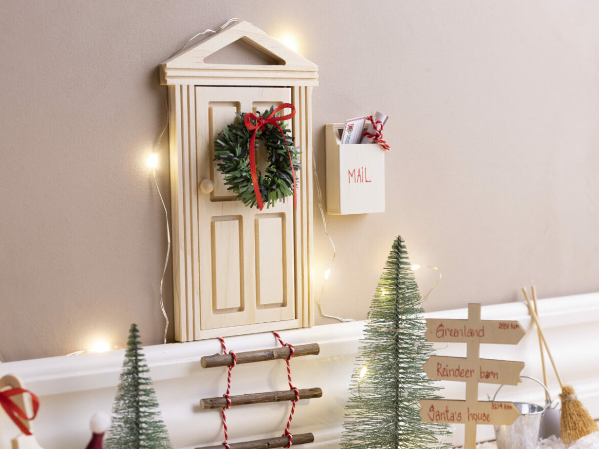 Tæl ned til jul med en fin nissedør