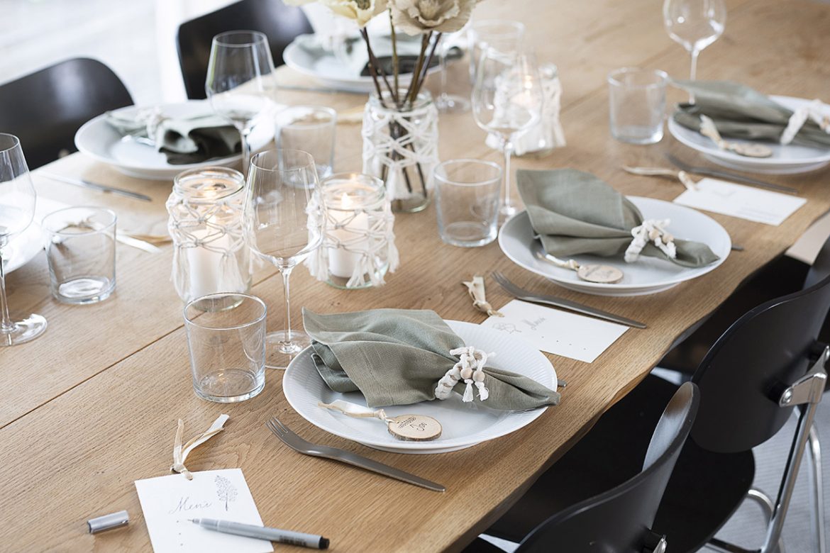 8 kreative idéer til smuk bordpynt